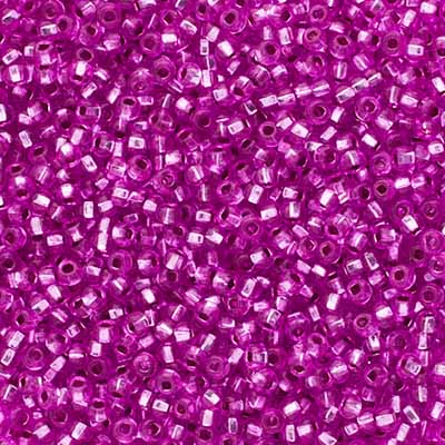 Czech Seed Beads Apx 24g Vial 10/0 Hot Pink S/l