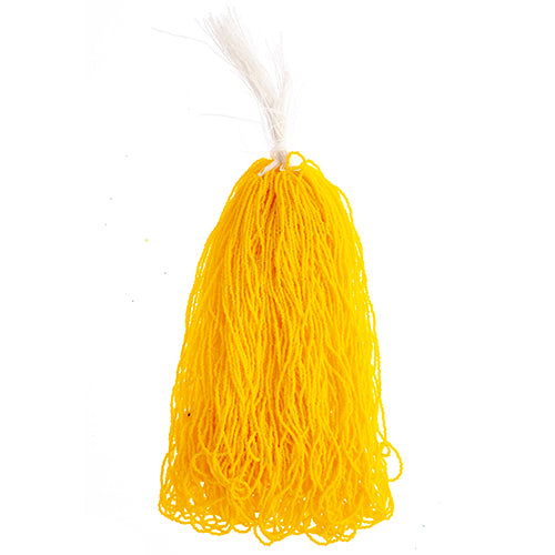 CZECH SEED BEADS 15/0 CUT APX100G OPAQUE GOLD YELLOW