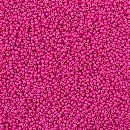 CZECH SEED BEAD 11/0 TERRA INTENSIVE PINK MATT