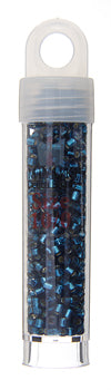 MIYUKI DELICA 11/0 BLUE ZIRCON S/L DYED DB-608