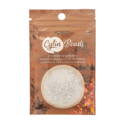 CYLIN BEAD 11/0 25G BAG CRYSTAL AB