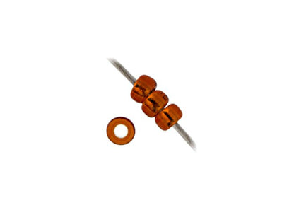 MIYUKI SEED BEAD 11/0 APX.22G DARK TOPAZ SILVER LINED