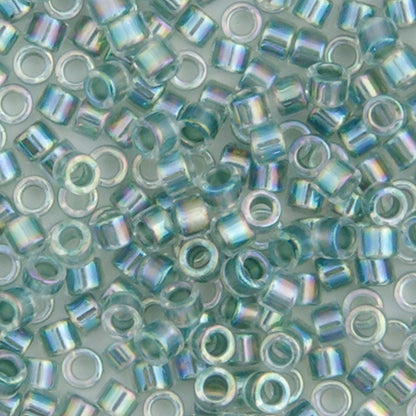 MIYUKI DELICA 11/0 SEAGREEN AB LINED-DYED DB-84