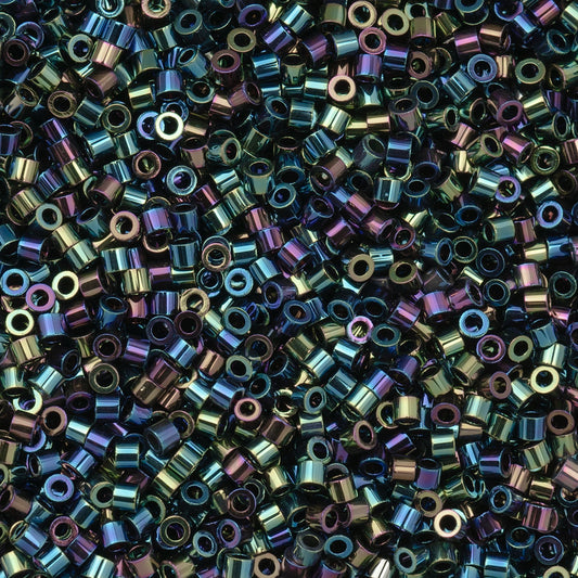 CYLIN BEAD 11/0 25G BAG BLACK AB
