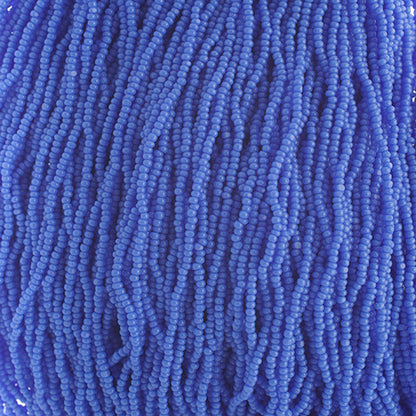 CZECH SEED BEADS 15/0 CUT APX100G OPAQUE LIGHT ROYAL BLUE