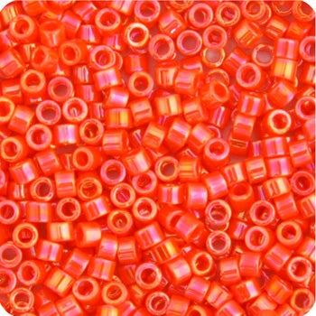 MIYUKI DELICA 11/0 ORANGE OPAQUE AB