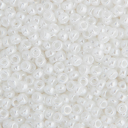 MIYUKI SEED BEAD 11/0 WHITE PEARL OPAQUE LUSTER