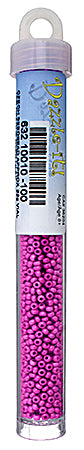 Czech Seed Bead Apx 22g Vial 10/0 Opaque Dyed Lilac