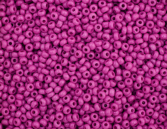 Czech Seed Bead Apx 22g Vial 10/0 Opaque Dyed Lilac
