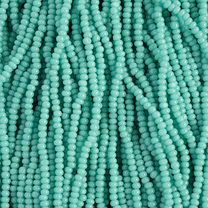 CZECH SEED BEADS 15/0 CUT APX100G OPAQUE TURQUOISE