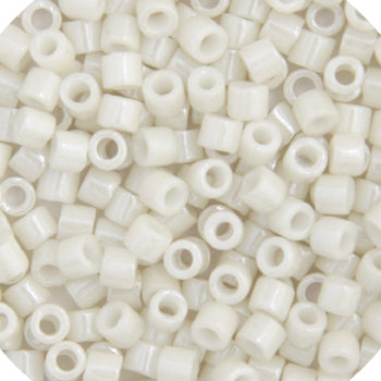 MIYUKI DELICA 15/0 RD ALABASTER OPAQUE GLAZED LUSTER DB-221