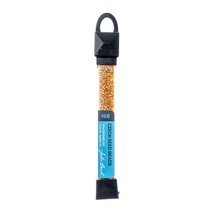 Czech Seed Beads Apx 24g 10/0 Topaz World