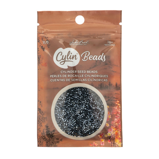 Cylin Bead 11/0 25G Bag Gunmetal
