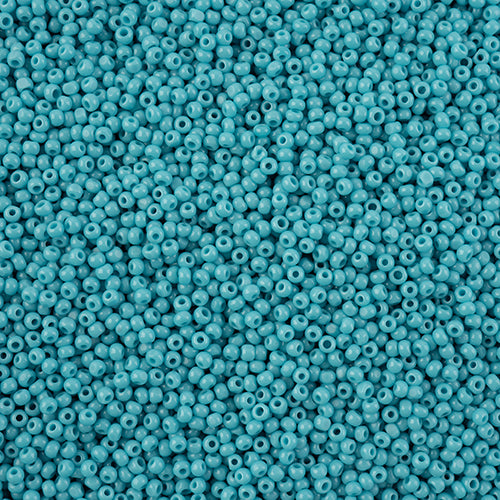 Czech Seed Bead 11/0 Cut Opaque Turquoise/blue