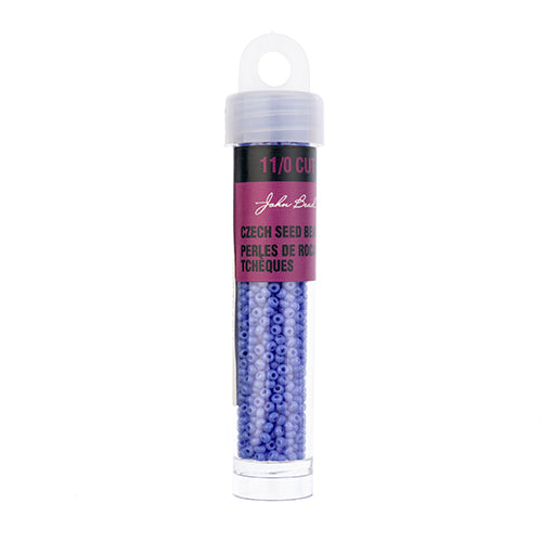 Czech Seed Beads 11/0 Cut Opaque Pale Blue