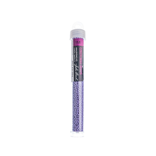 Czech Seed Bead 11/0 Permalux Dyed Chalk Lavender Matte