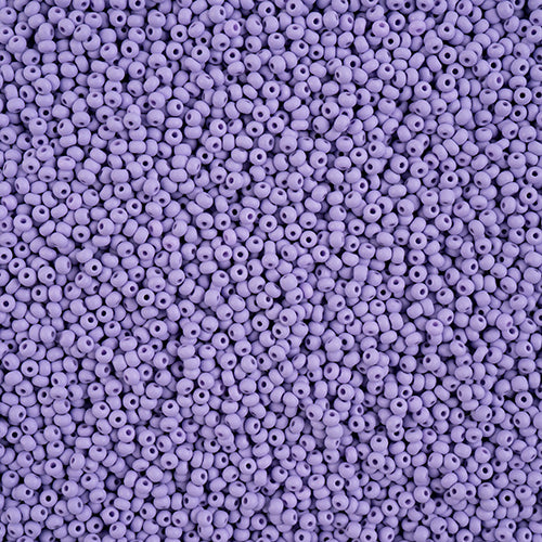 Czech Seed Bead 11/0 Permalux Dyed Chalk Lavender Matte