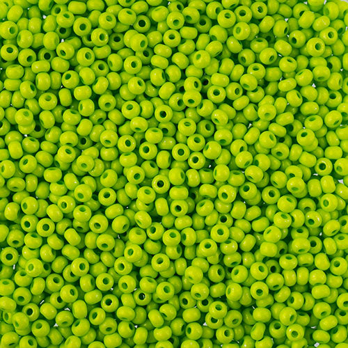 Czech Seed Bead Apx 22g Vial 10/0 Terra Intensive Light Green
