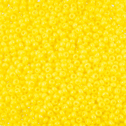 Czech Seed Bead Apx 22g Vial 10/0 Terra Intensive Yellow