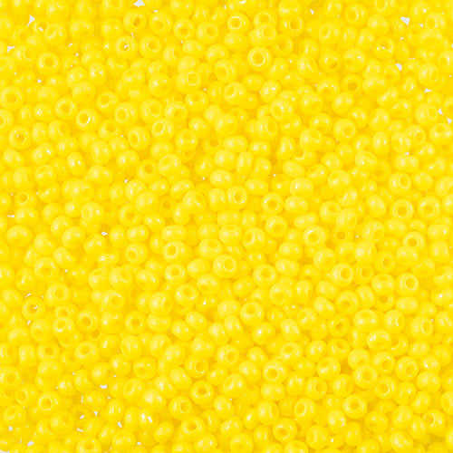 Czech Seed Bead Apx 22g Vial 10/0 Terra Intensive Yellow