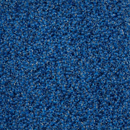 Czech Seed Beads Apx. 22g Vial 10/0 Crystal C/l Terra Intensive Blue