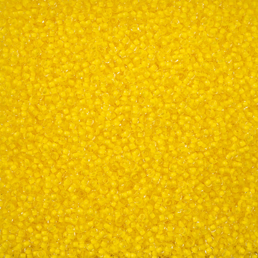 Czech Seed Beads Apx. 22g Vial 10/0 Crystal C/l Terra Intensive Yellow