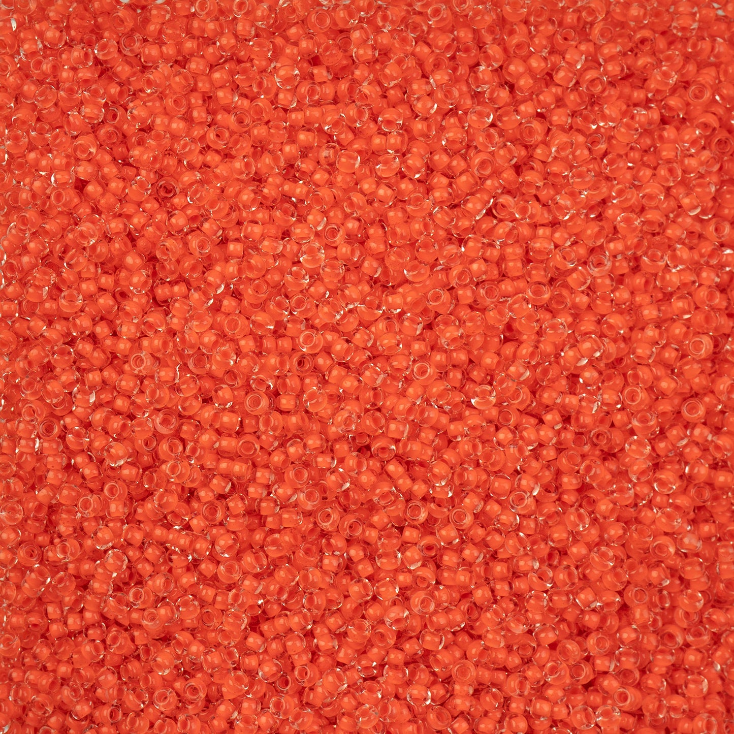Czech Seed Beads Apx. 22g Vial 10/0 Crystal C/l Terra Intensive Orange