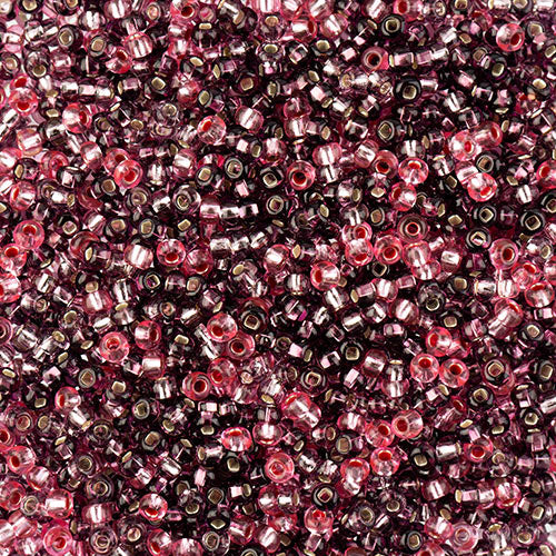 Czech Seed Bead Apx 22g Vial 10/0 Lilac Mix S/l