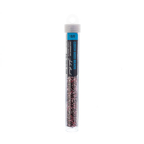 Czech Seed Bead Apx 22g Vial 10/0 Lilac Mix S/l