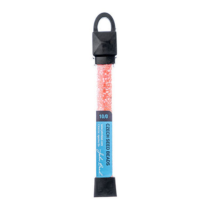 Czech Seed Beads Apx 24g Vial 10/0 Rose S/l