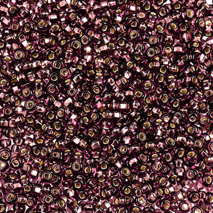 Czech Seed Beads Apx 24g Vial 10/0 Amethyst S/l