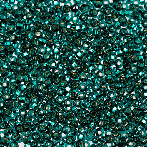 Czech Seed Beads Apx 24g Vial 10/0 Emerald S/l