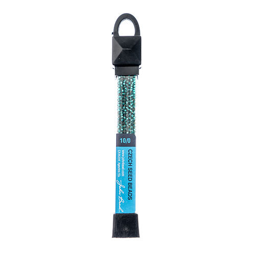 Czech Seed Beads Apx 24g Vial 10/0 Emerald S/l