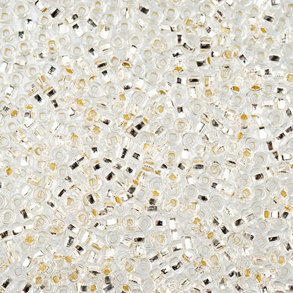 Czech Seed Beads Apx 24g Vial 10/0 Canadian White