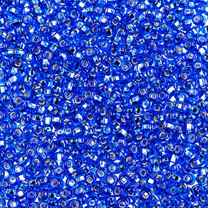 Czech Seed Beads Apx 24g Vial 10/0 Dark Blue S/l
