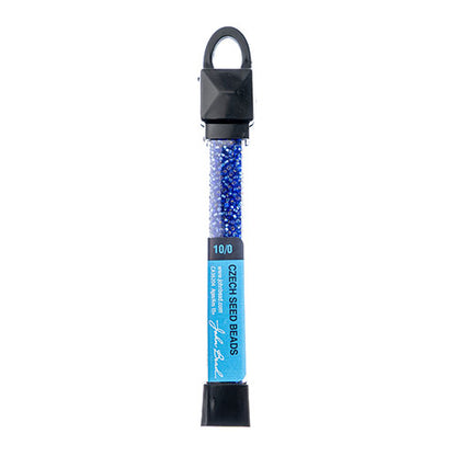 Czech Seed Beads Apx 24g Vial 10/0 Dark Blue S/l