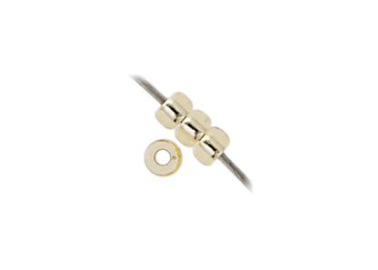 MIYUKI SEED BEAD 11/0 APX.22G LT.GOLD SILVER LINED