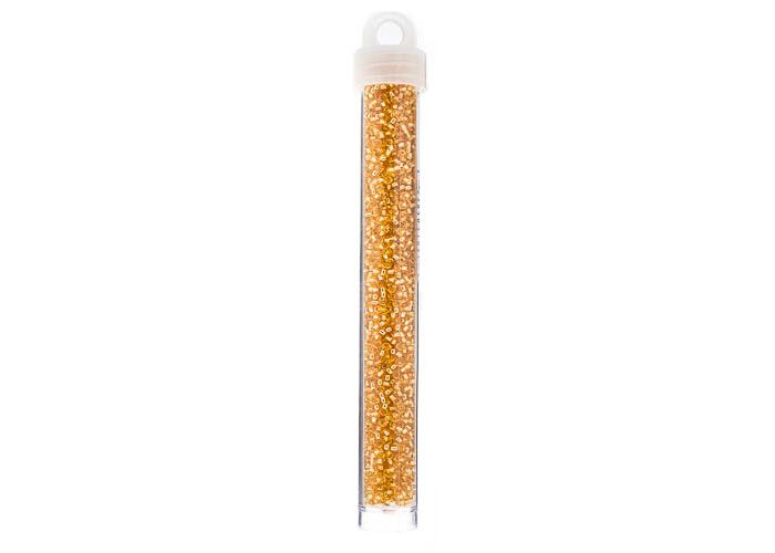 MIYUKI SEED BEAD 11/0 APX.22G GOLD SILVER LINED
