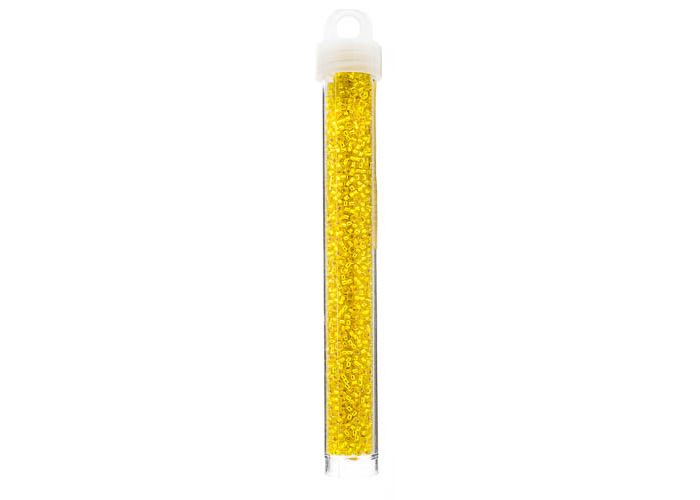 MIYUKI SEED BEAD 11/0 APX.22G YELLOW SILVER LINED