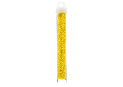 MIYUKI SEED BEAD 11/0 APX.22G YELLOW SILVER LINED