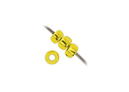 MIYUKI SEED BEAD 11/0 APX.22G YELLOW SILVER LINED