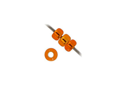 MIYUKI SEED BEAD 11/0 APX.22G ORANGE SILVER LINED