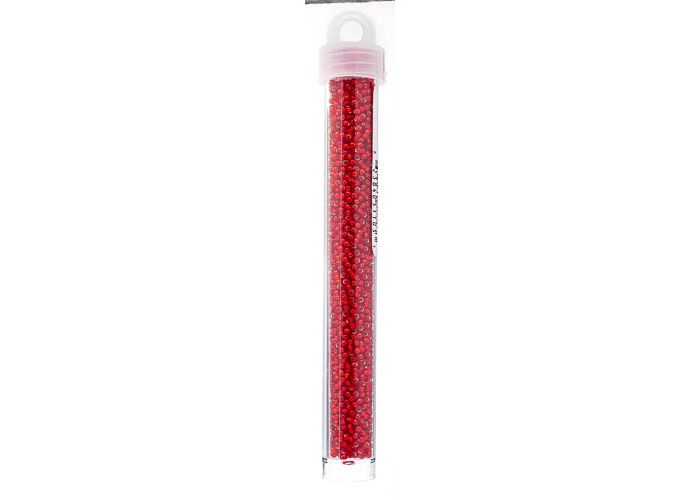MIYUKI SEED BEAD 11/0 APX.22G RUBY SILVER LINED