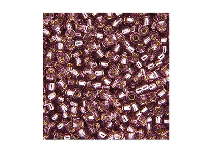 MIYUKI SEED BEAD 11/0 APX.22G SMOKY AMETHYST SILVER LINED
