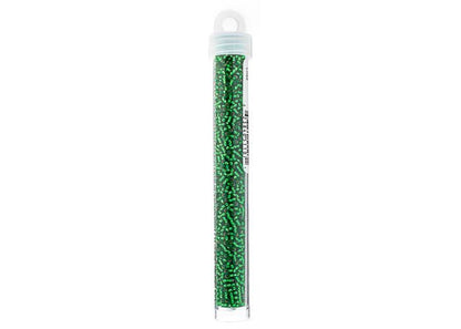 MIYUKI SEED BEAD 11/0 APX.22G GREEN SILVER LINED