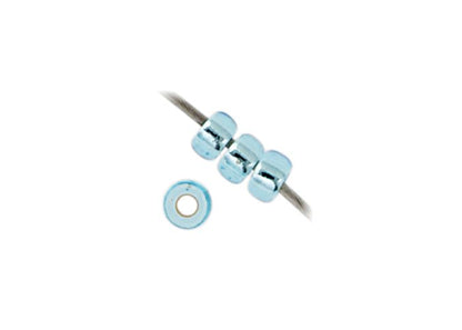 MIYUKI SEED BEAD 11/0 APX.22G AQUA SILVER LINED