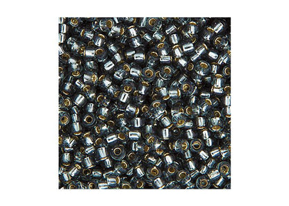 MIYUKI SEED BEAD 11/0 APX.22G GREY SILVER LINED