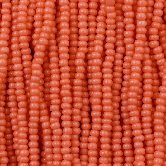 Czech Seed Beads, 11/0 – Opaque Dusty Pink (strung)
