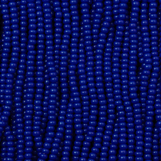 Czech Seed Beads, 11/0 – Opaque Dark Blue (strung)