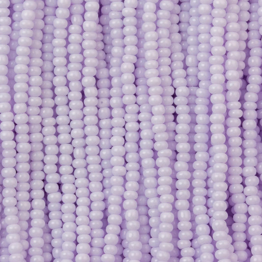 Czech Seed Beads, 11/0 – Opaque Lilac (strung)